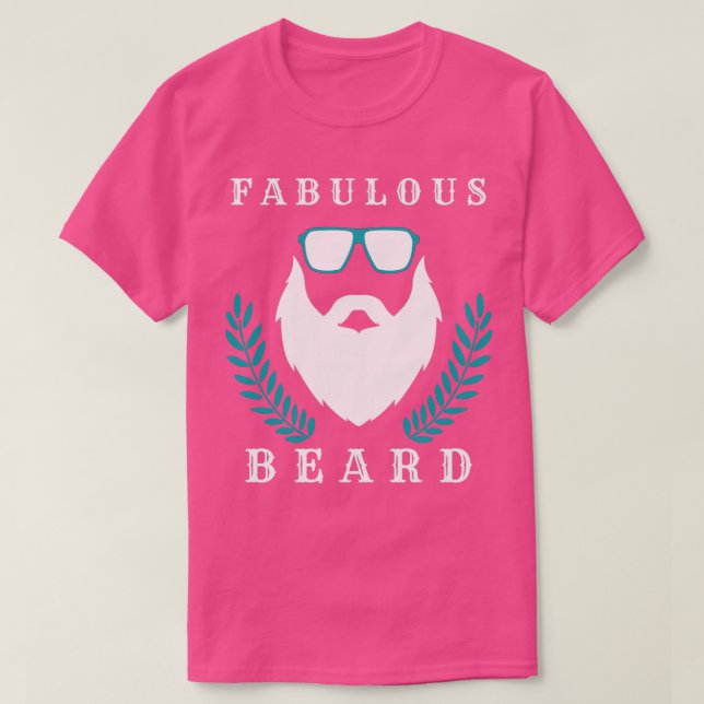 Camiseta fabulosa barba 65 (Diseño del anverso)