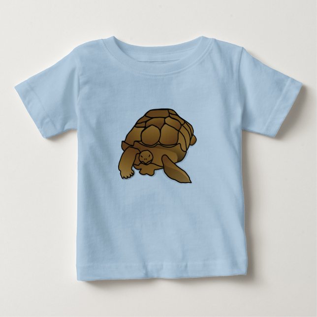 Camiseta fabulosa del bebé de la tortuga (Anverso)