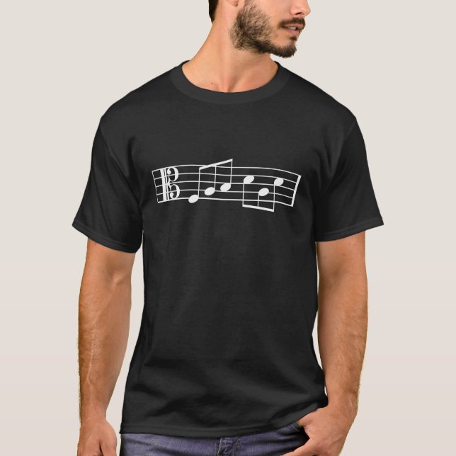 Camiseta fabulosa fabulosa del Clef de alto de las (Anverso)