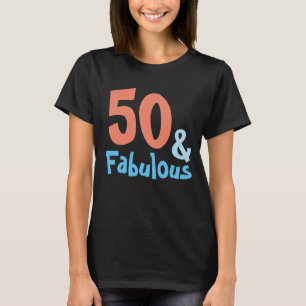 Camiseta Fabulosa fiesta de cumpleaños retro