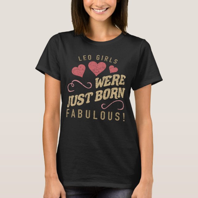 Camiseta Fabulosa León Para Mujeres (Anverso)