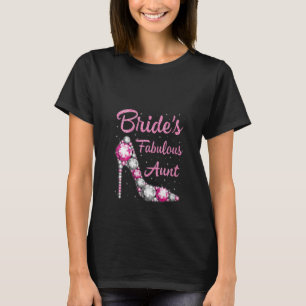 Camiseta Fabulosa novia de tía feliz Boda casada