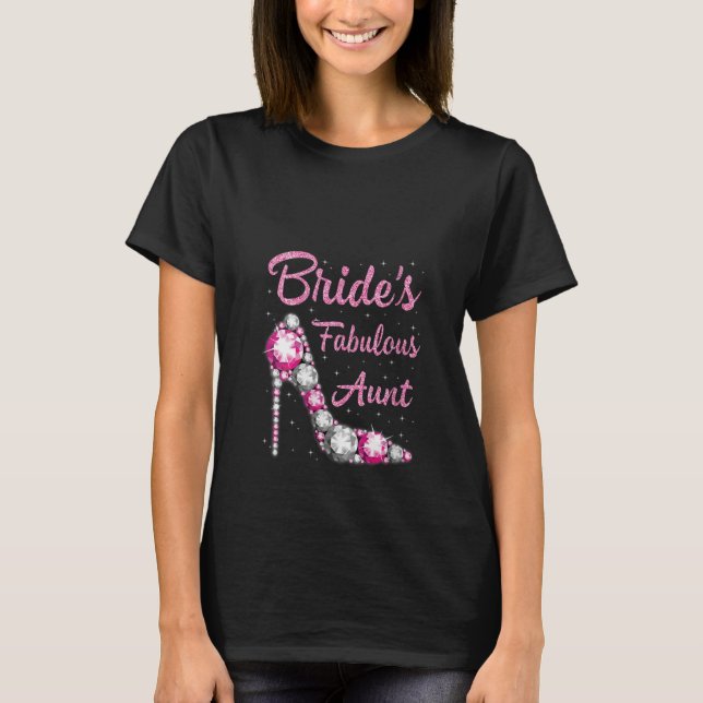 Camiseta Fabulosa novia de tía feliz Boda casada (Anverso)