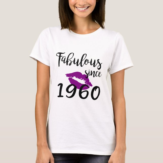 Camiseta Fabulosas desde los labios de cumpleaños de Glam K (Anverso)