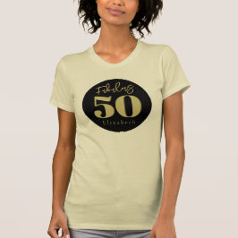 Camiseta Fabuloso 50 cumpleaños de oro
