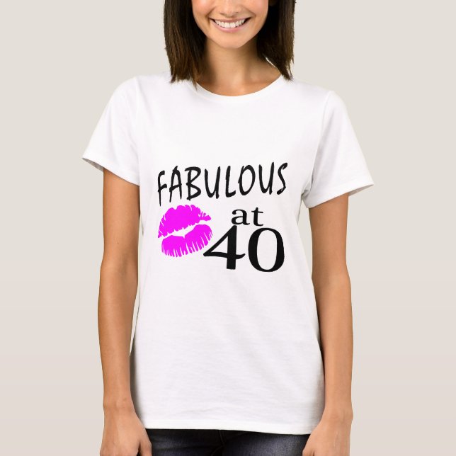 Camiseta Fabuloso a los 40 (Anverso)