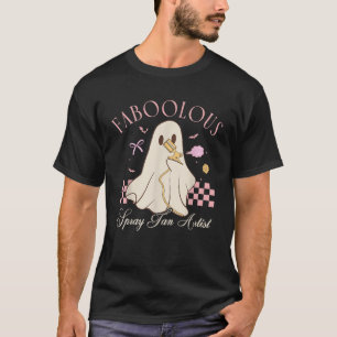 Camiseta Fabuloso artista de Spray Tan fantasma Halloween C
