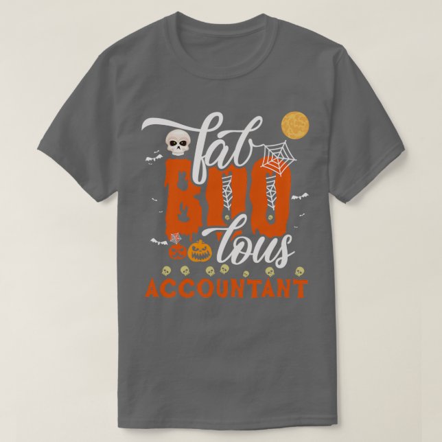 Camiseta Fabuloso contador Halloween Fanny Fabulous Cost (Diseño del anverso)