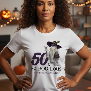 Camiseta Fabuloso cumpleaños número 50 de las mujeres fanta