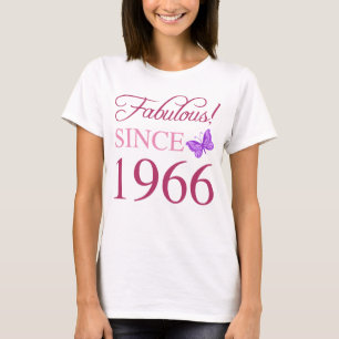 Camiseta Fabuloso desde 1966 Cumpleaños 60