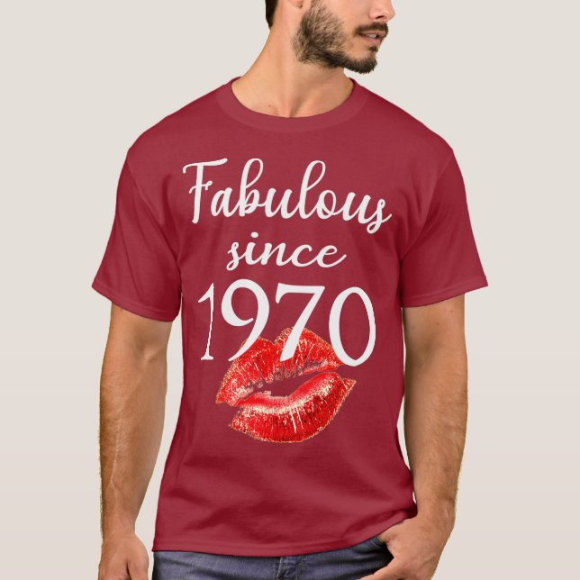 Camiseta Fabuloso desde 1970 Capítulo 51 Regalos de cumplea (Anverso)