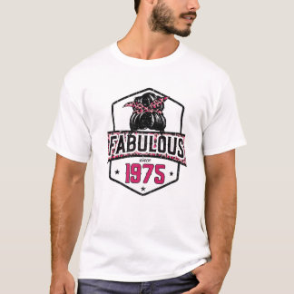 Camiseta Fabuloso Desde 1975 47º Leopard Messy Bu