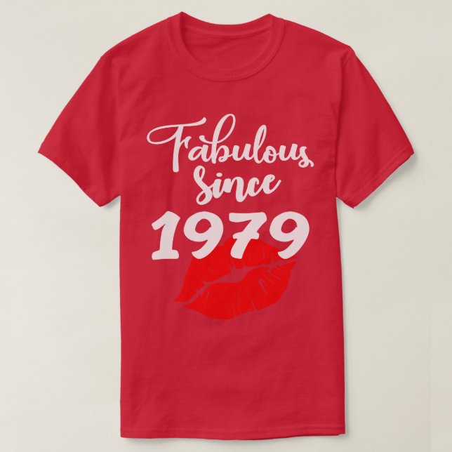 Camiseta Fabuloso desde 1979 (Diseño del anverso)