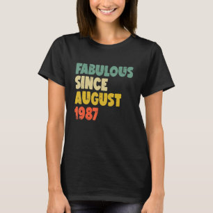 Camiseta Fabuloso desde agosto de 1987: Nacida mujer Chica