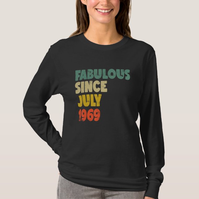 Camiseta Fabuloso desde julio de 1969: Nacimiento de una jo (Anverso)