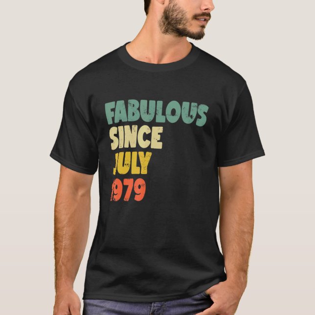 Camiseta Fabuloso desde julio de 1979: Nacida mujer Chica (Anverso)