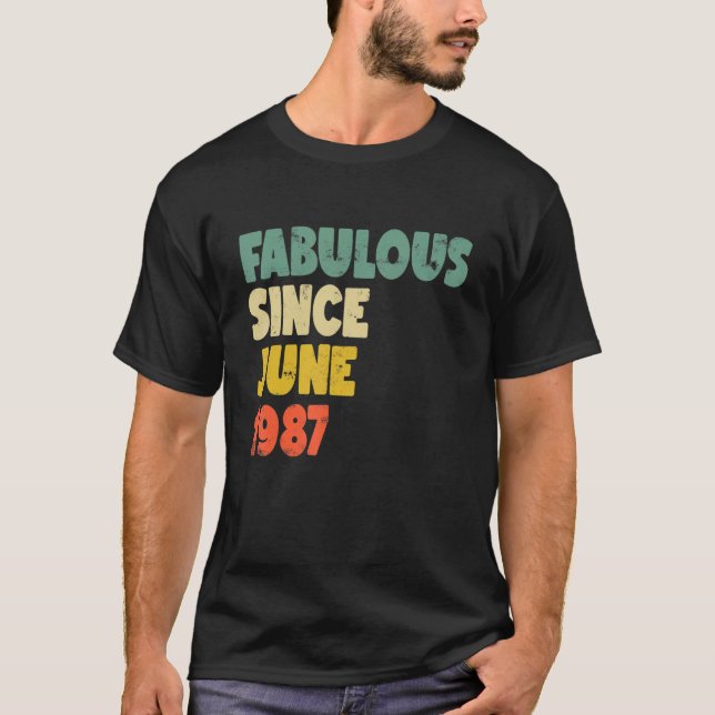 Camiseta Fabuloso desde junio de 1987: Nacimiento de una jo (Anverso)