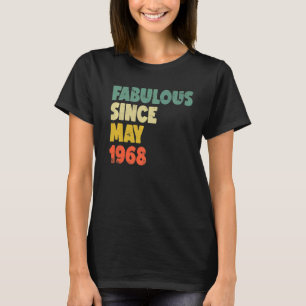 Camiseta Fabuloso desde mayo de 1968 Niño Chica Mujer Birth