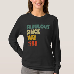 Camiseta Fabuloso desde mayo de 1998 Niño Chica Mujer Birth