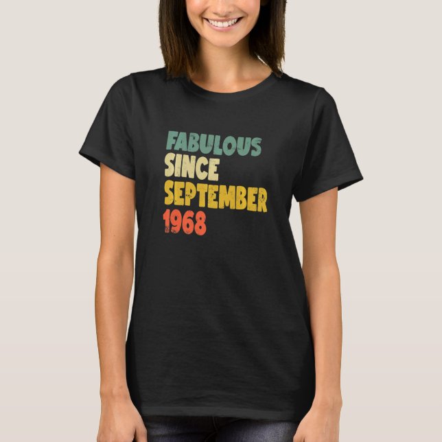 Camiseta Fabuloso desde septiembre de 1968 Niño Chica Mujer (Anverso)