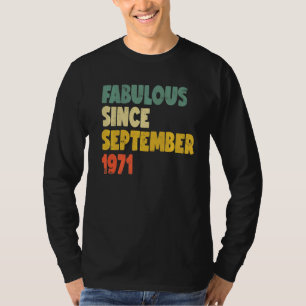 Camiseta Fabuloso desde septiembre de 1971 Niño Chica Mujer