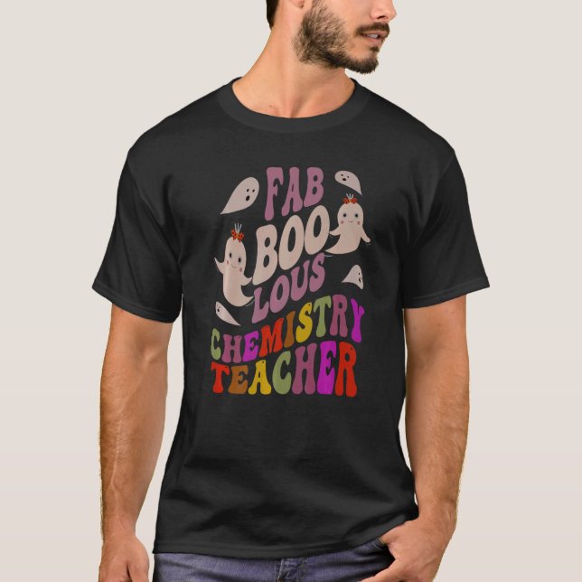 Camiseta Fabuloso disfraz de MAESTRO DE QUÍMICA Este Es Mi  (Anverso)