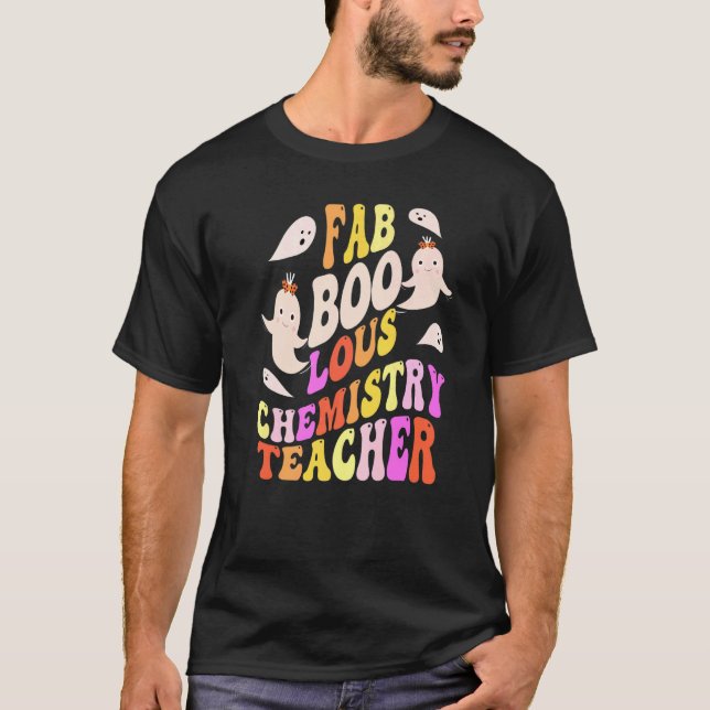 Camiseta Fabuloso disfraz de MAESTRO DE QUÍMICA Este Es Mi  (Anverso)