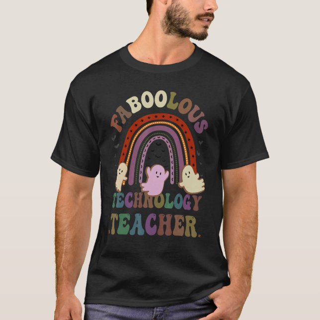 Camiseta Fabuloso disfraz DE PROFESOR DE TECNOLOGÍA Este Es (Anverso)
