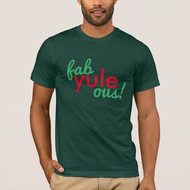 Camiseta Fabuloso Fab Yule Ous Navidades Inspirados en la f (Anverso)