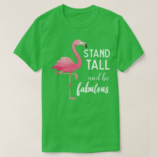 Camiseta Fabuloso Flamingo (Diseño del anverso)