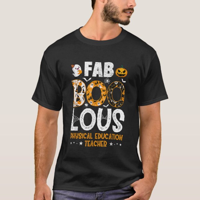 Camiseta Fabuloso maestro de educación física Halloween (Anverso)