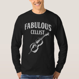 Camiseta Fabuloso músico de Cello Player musical
