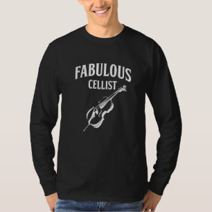 Camiseta Fabuloso músico de Cello Player musical