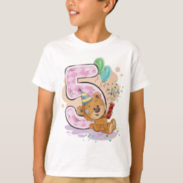 Camiseta Fabuloso niño de 5 años