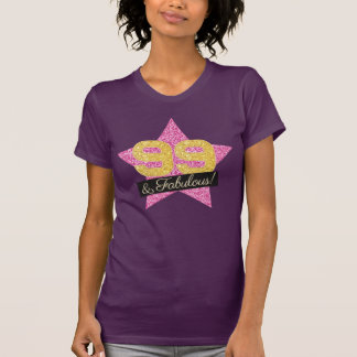 Camiseta Fabuloso Oro Rosa 99 cumpleaños - 99 años