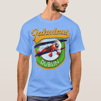 Camiseta Fabuloso parche de viaje de Dublín