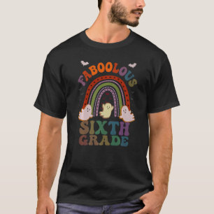 Camiseta FABULOSO Vestido De Sexto Grado Este Es Mi Asustad