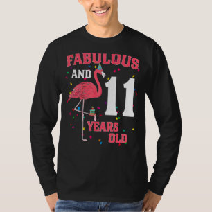 Camiseta Fabuloso Y Flamingo De 11 Años