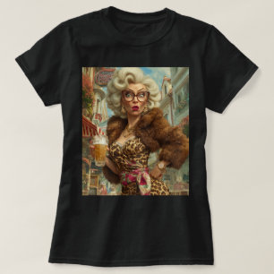 Camiseta Fabulous Leopard Lady Attitude