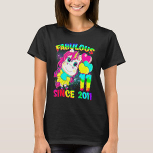 Camiseta Fabulous S, Chica de unicornio de 11 años