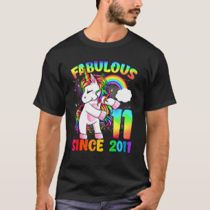 Camiseta Fabulous S, Chica de unicornio de 11 años