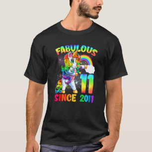 Camiseta Fabulous S, Chica de unicornio de 11 años