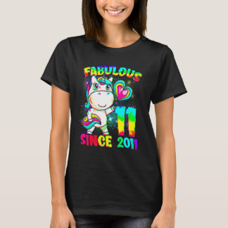 Camiseta Fabulous S, Chica de unicornio de 11 años
