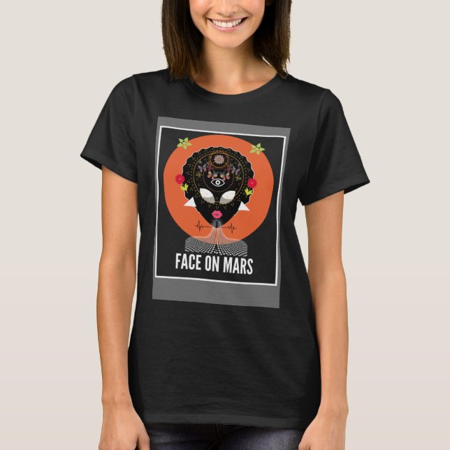 Camiseta Face On Mars  Moorish Cosmic Wisdom (Anverso)