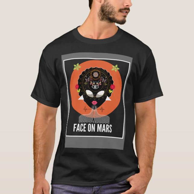 Camiseta Face On Mars  Moorish Cosmic Wisdom (Anverso)