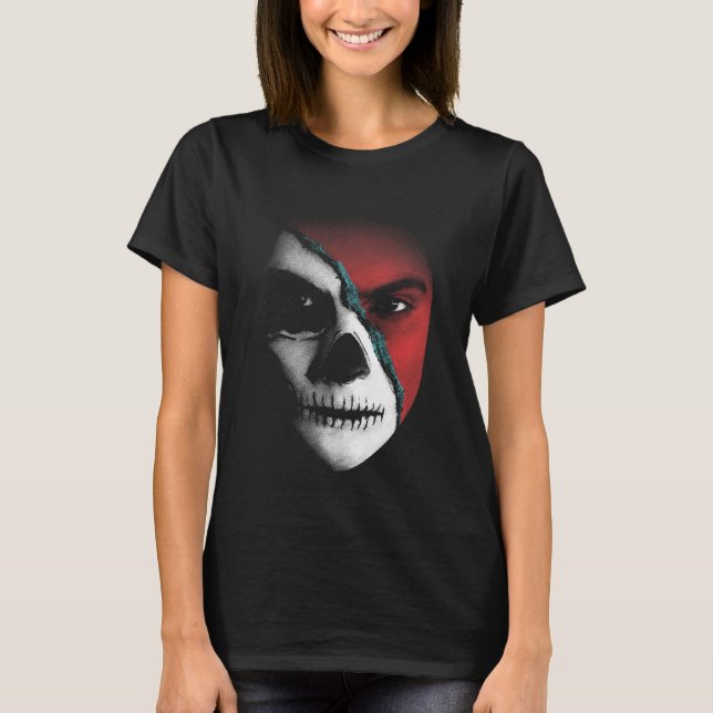 Camiseta Face paint scar (Anverso)