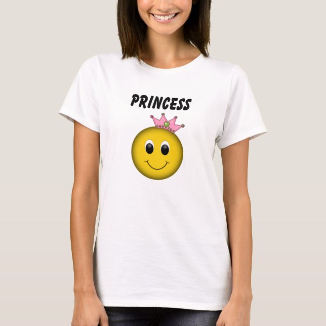 Camiseta Face Princess con corona (Anverso)