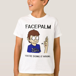 Camiseta ¿Facepalm?