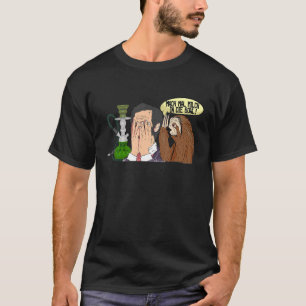 Camiseta Facepalm Sloth Shisha Fumadores Mujeres