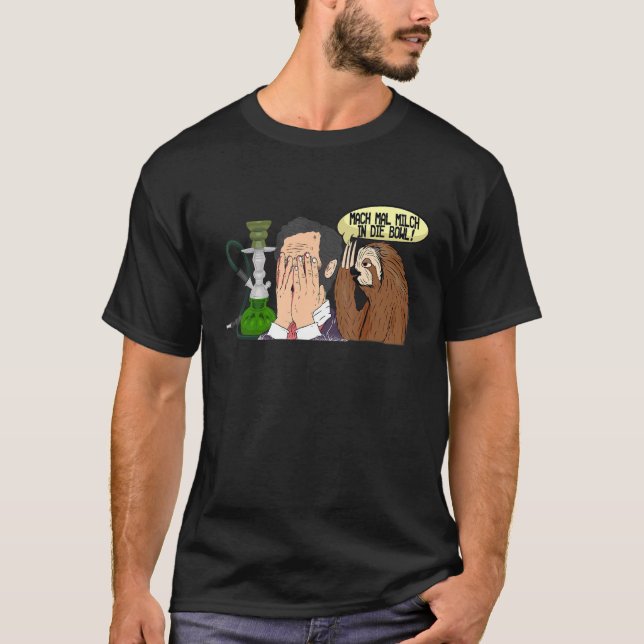 Camiseta Facepalm Sloth Shisha Fumadores Mujeres (Anverso)